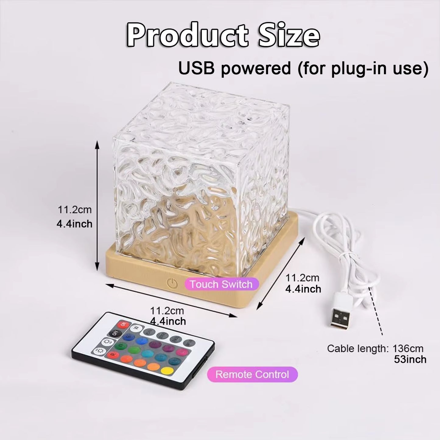 AuraCube™ – Water Ripple Ambient Light